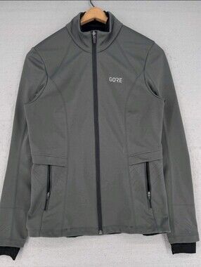 GORE Softshell Windstopper Jacket in Gray Performance Wear Hiking Cycling